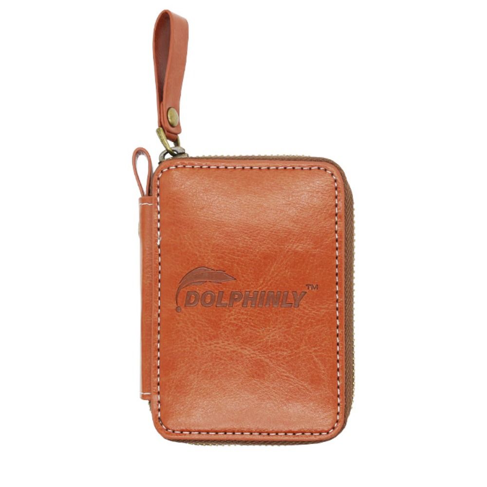 Fishing Lure Spinnerbait - PU Leather Lure Wallet Bag Carrying