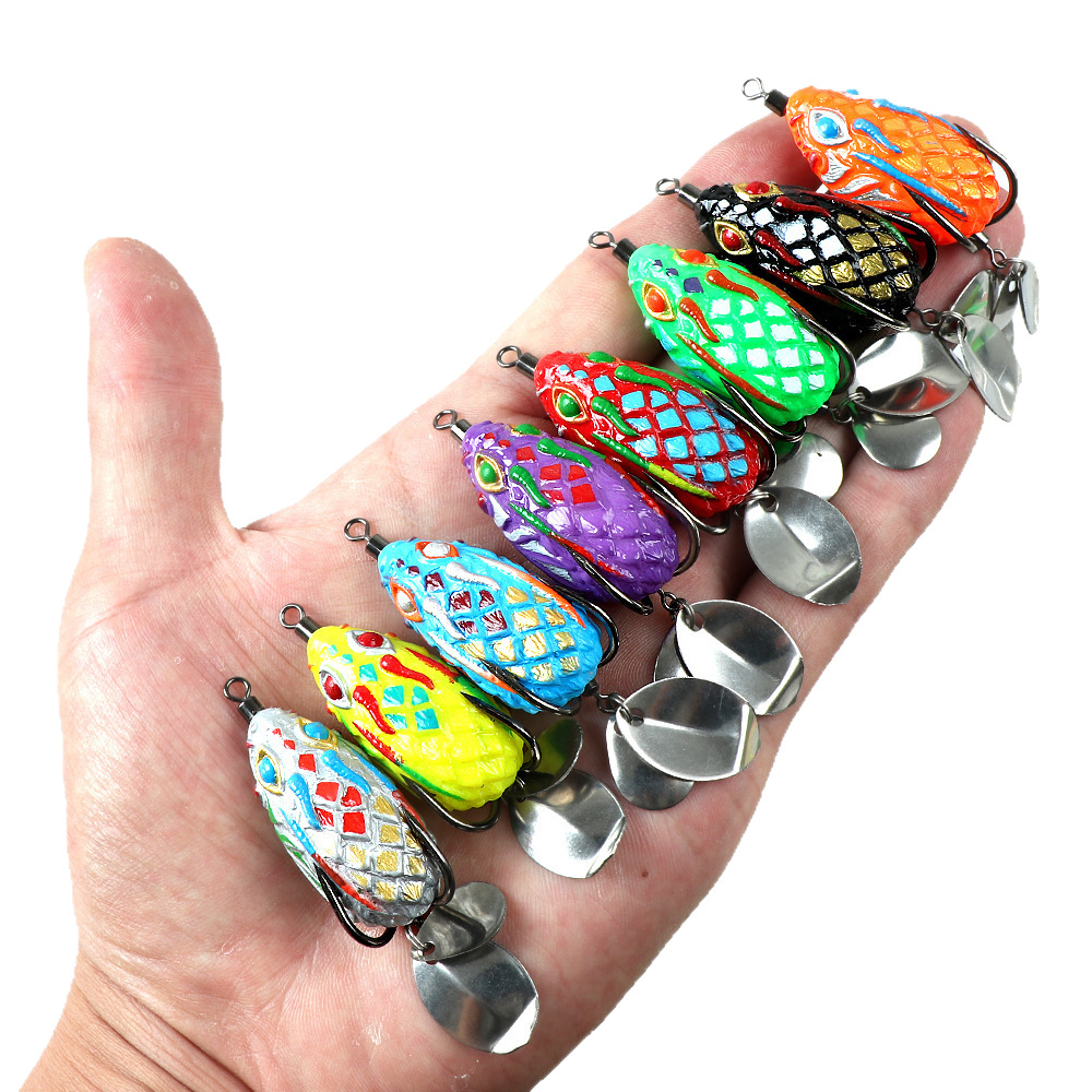 4cm/5.8g 1pc/8pcs Thai Style T - Fishing Lure Blade Bait 评论和价格