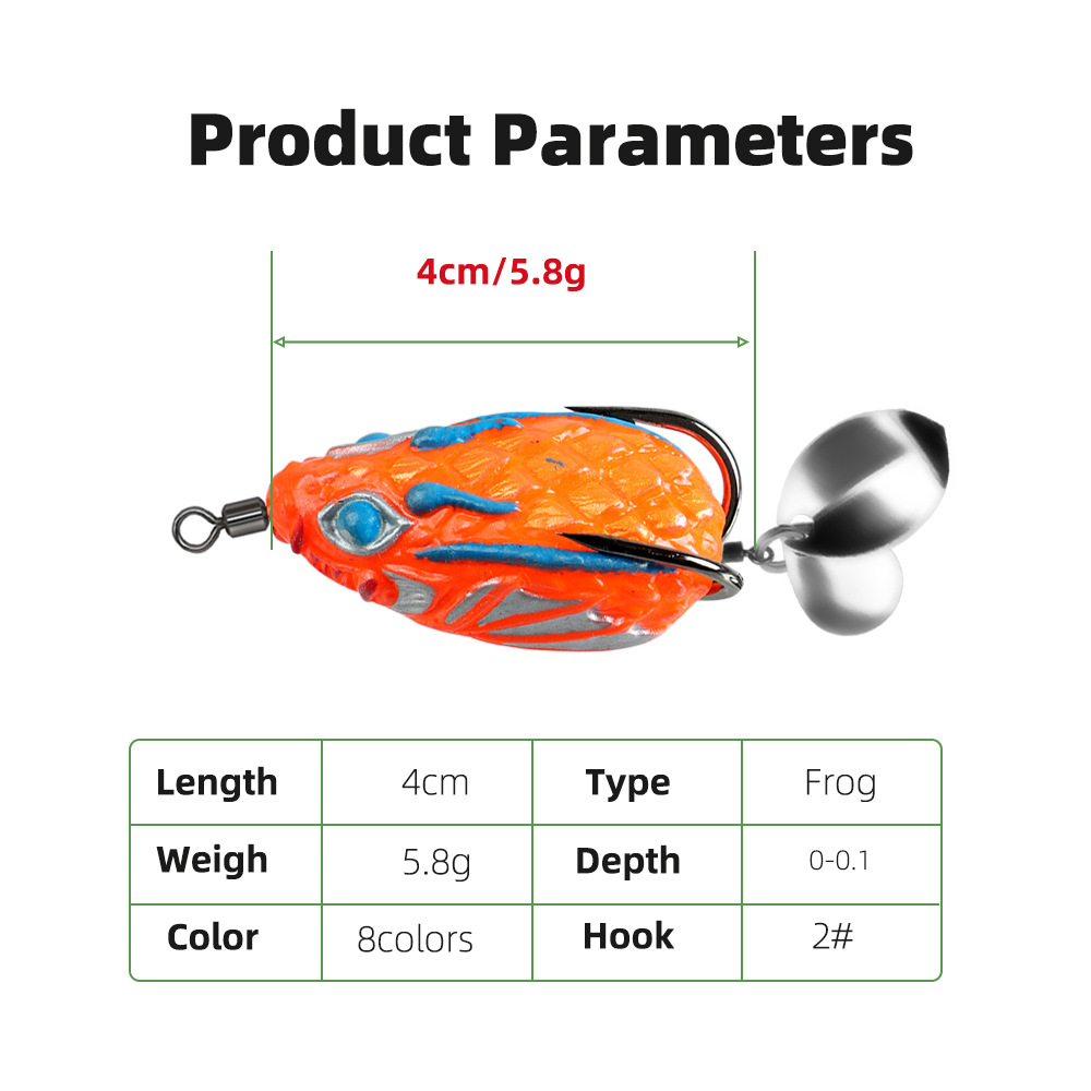 4cm/5.8g 1pc/8pcs Thai Style T - Fishing Lure Blade Bait 评论和价格