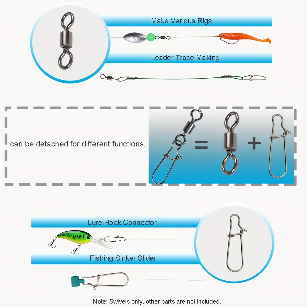 95/210 PCS Set Fishing Connect - Fishing Lure Accessories 评论和价格