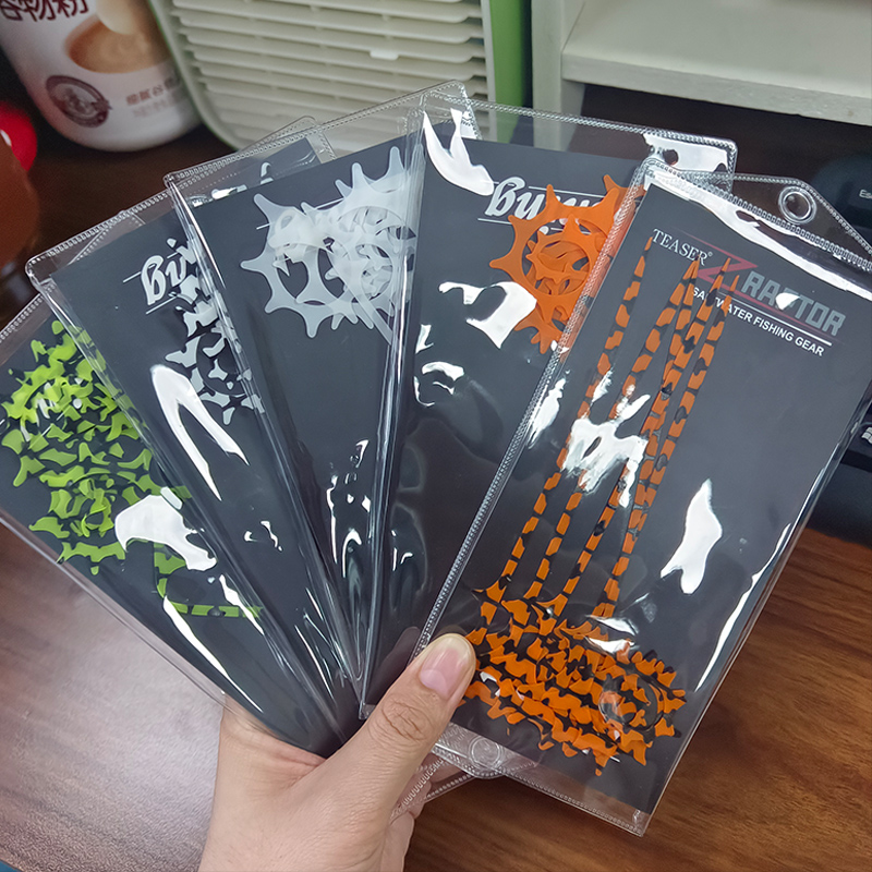 TEASER 5pcs SKIRT-18 145mm Sil - Fishing Lure Jig 评论和价格