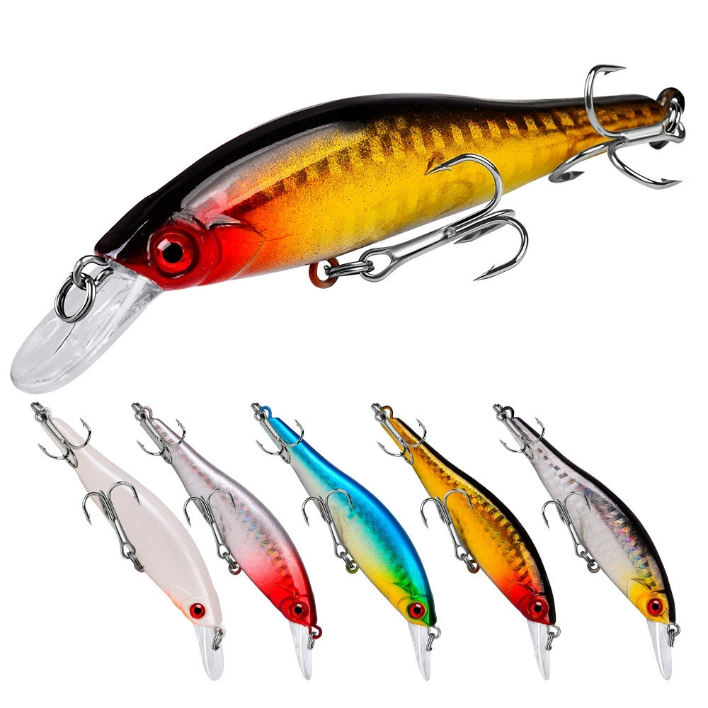 5 Colors Squid Sea Minnow Fish - Fishing Lure Jerkbait 评论和价格