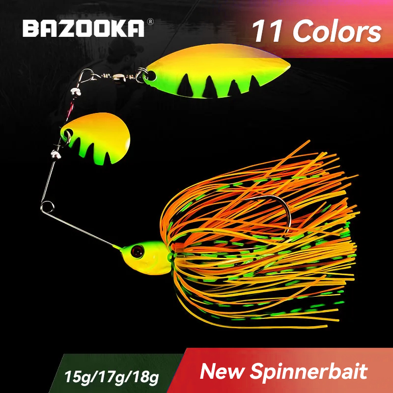 Bazooka 15g 18g Spinnerbait Fi - Fishing Lure Buzzbait 评论和价格