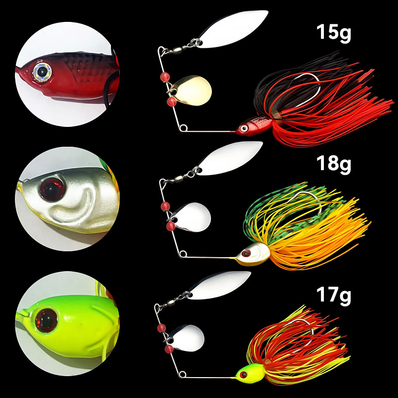 Bazooka 15g 18g Spinnerbait Fi - Fishing Lure Buzzbait 评论和价格