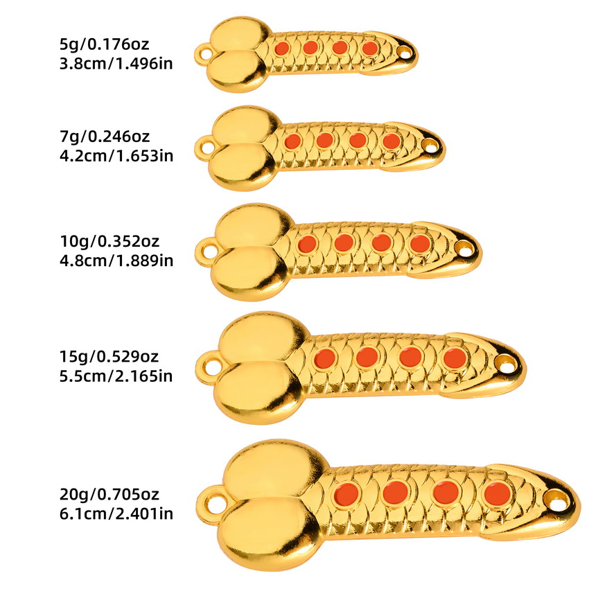 Metal Spoon Penis Shape Fishin - Fishing Lure Spoon 评论和价格
