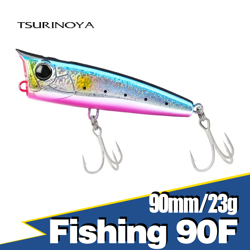 TSURINOYA 90mm 23g Topwater Po - Fishing Lure Popper 评论和价格