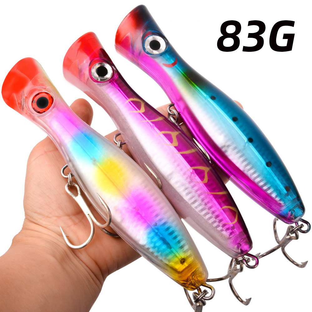 1pc 43g/83g Big Popper Floatin - Fishing Lure Popper 评论和价格