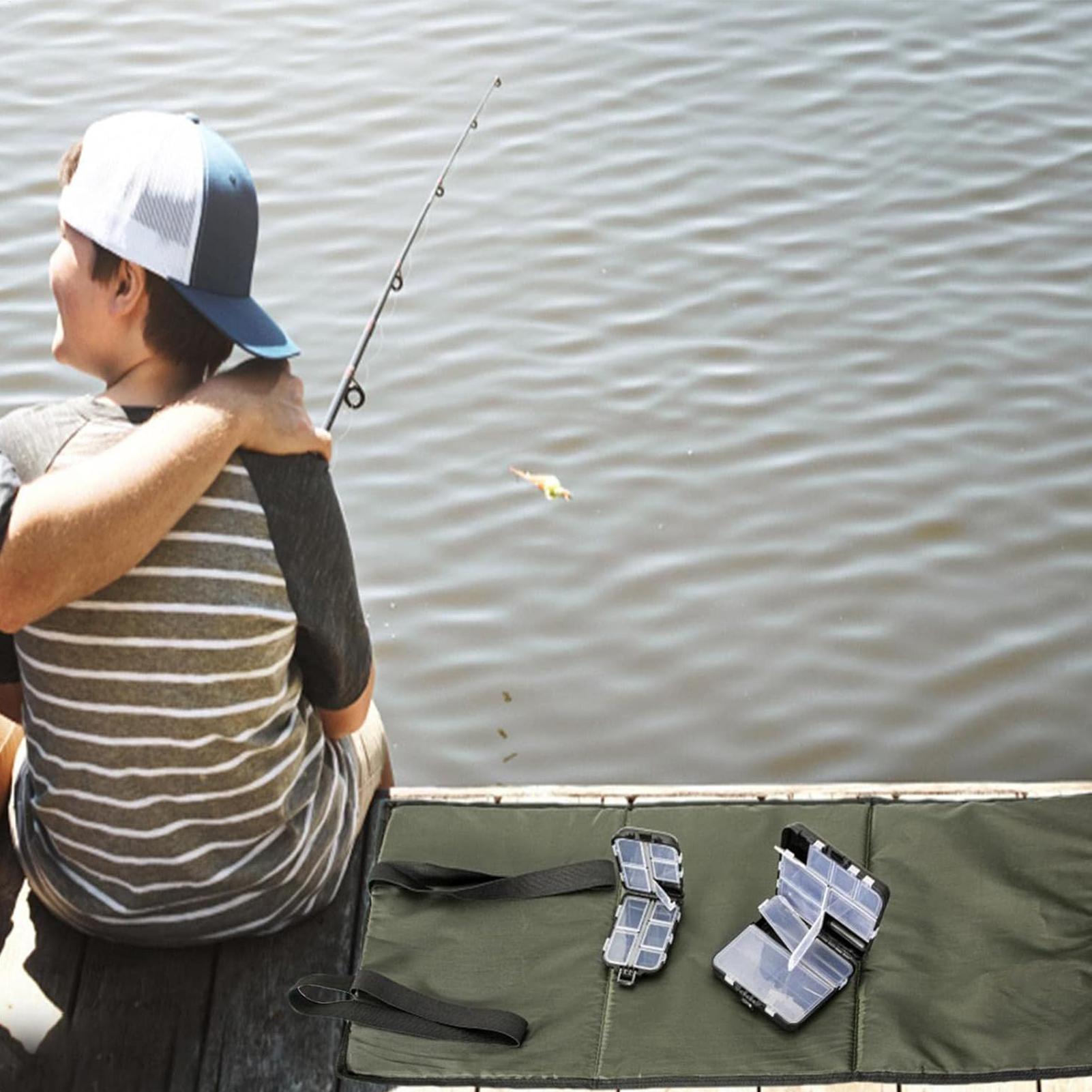 Foldable Unhooking Mat soft Br - Fishing Lure Accessories 评论和价格