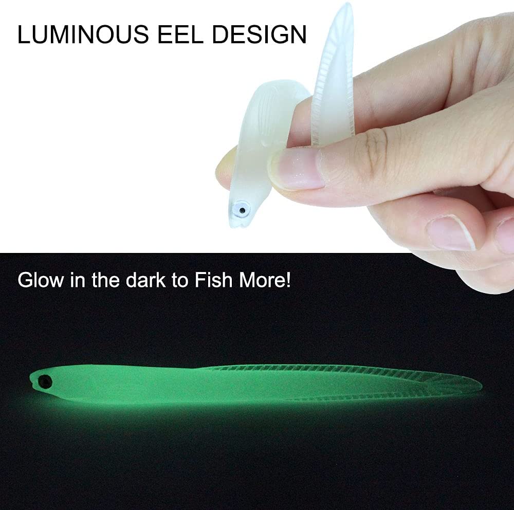 PRO BEROS EEL Soft Lures 14cm  - Fishing Lure Soft Plastic 评论和价格