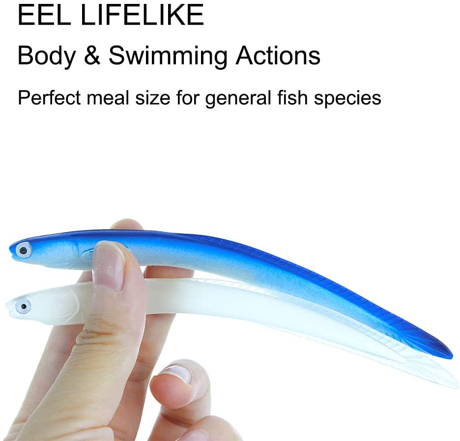 PRO BEROS EEL Soft Lures 14cm  - Fishing Lure Soft Plastic 评论和价格