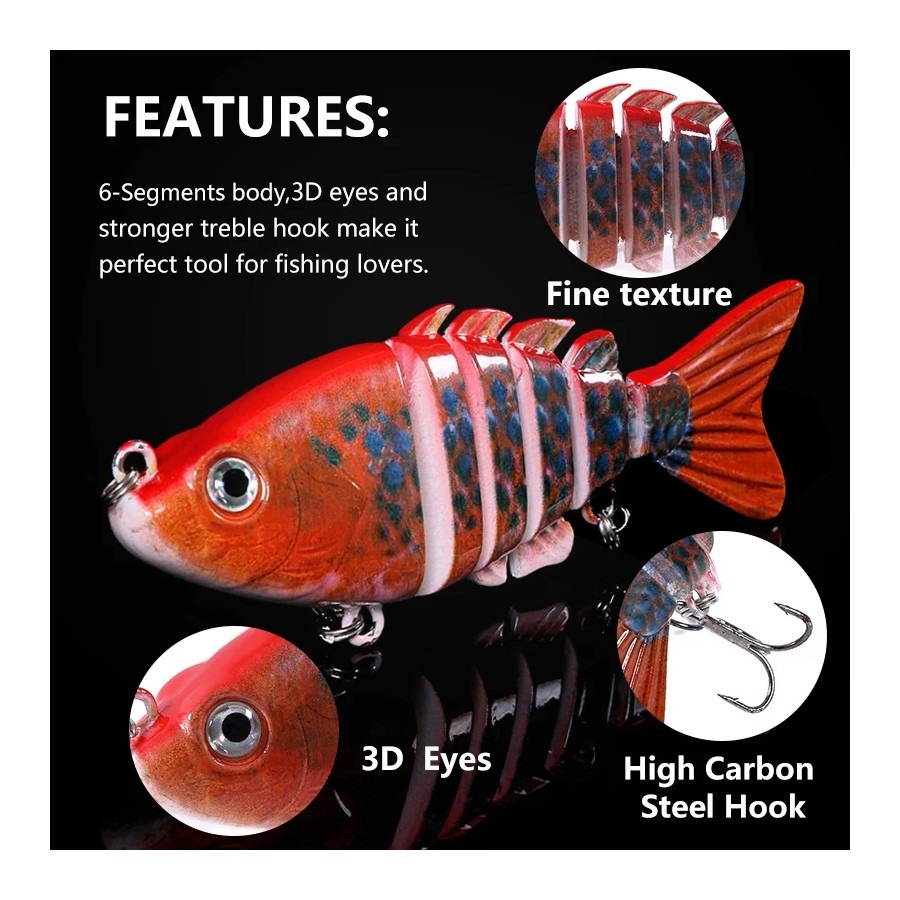 1PCS 8cm 13g Lifelike Fishing  - Fishing Lure Popper 评论和价格