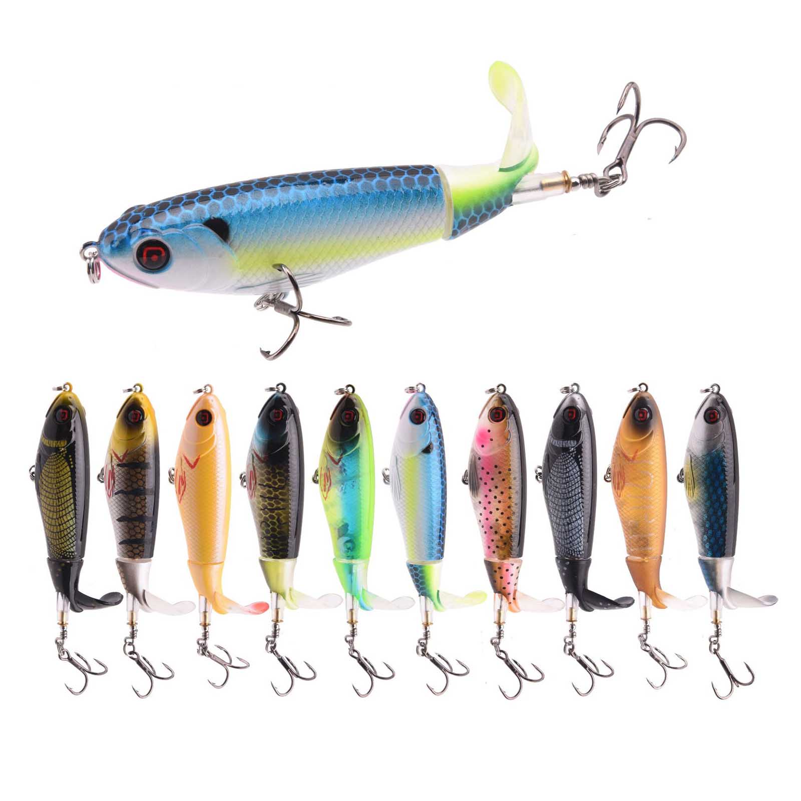 10.5cm/17g Propeller Tractor T - Fishing Lure Popper 评论和价格