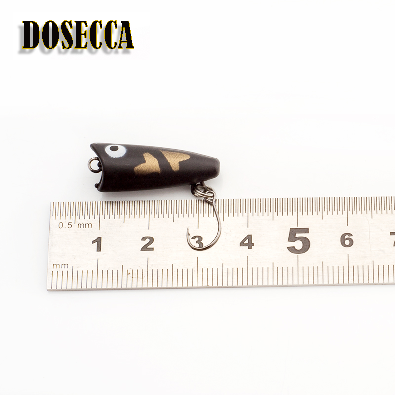 1PCS 2.5cm 1.5g  Topwater Bait - Fishing Lure Popper 评论和价格