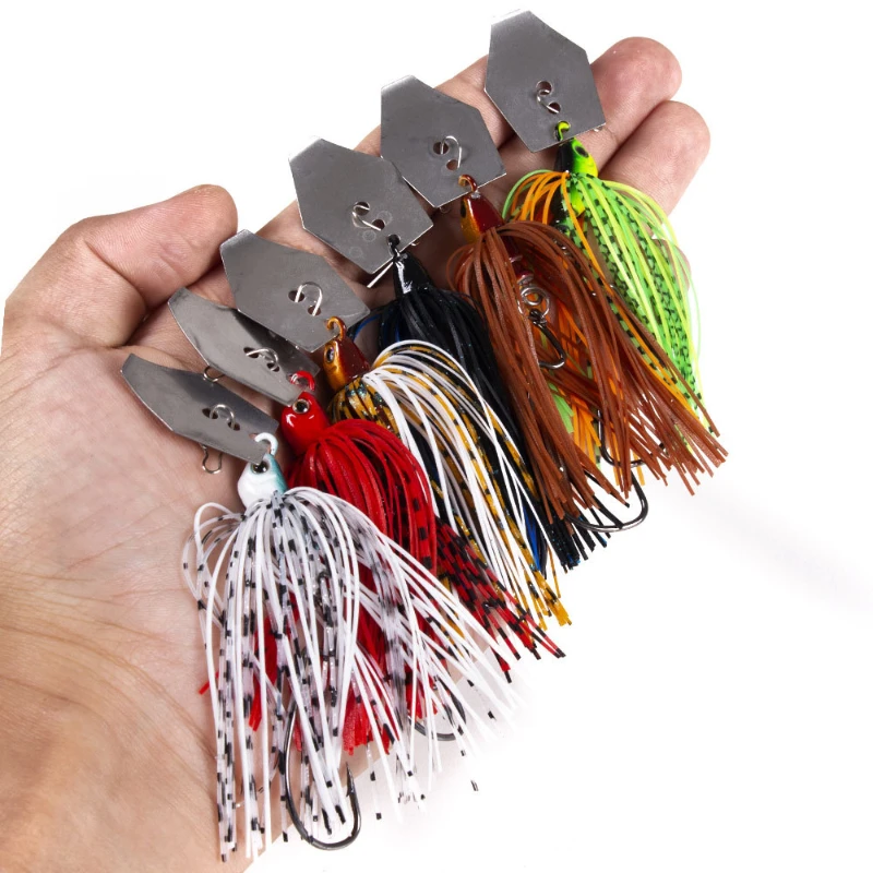 6 Pcs/Set Chatterbait Fishing  - Fishing Lure Buzzbait 评论和价格