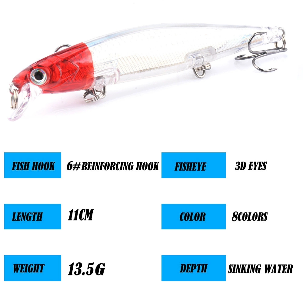 1pc Laser Sinking Minnow Fishi - Fishing Lure Jerkbait 评论和价格