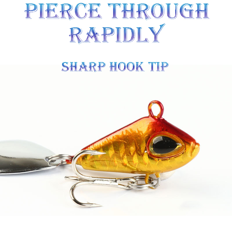1pc 6/11/18/22g VIB Crankbaits - Fishing Lure Spoon 评论和价格