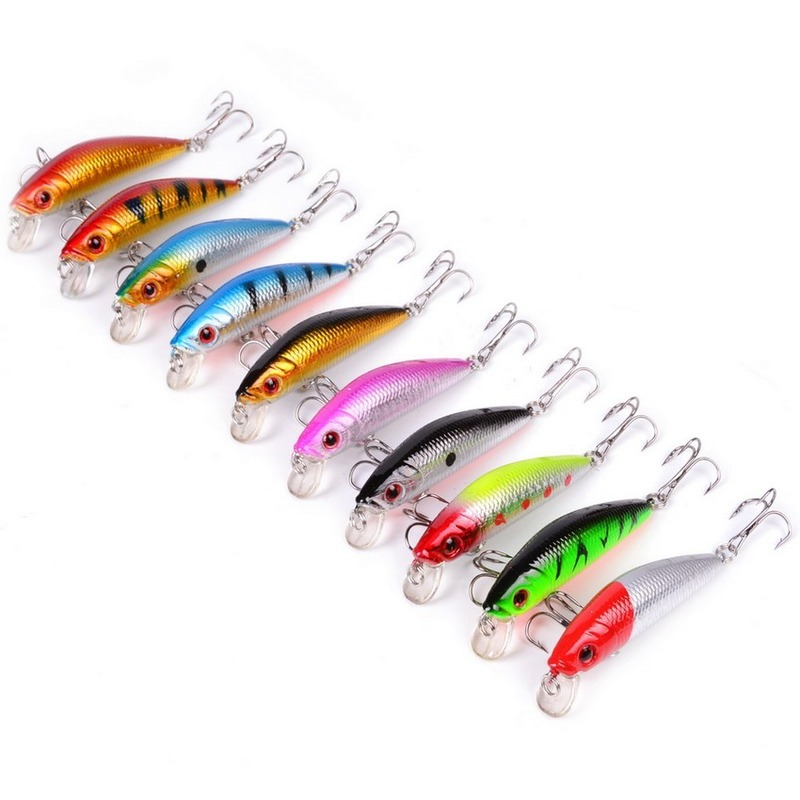 Fishing Lure 70mm 8g 3D Eyes C - Fishing Lure Soft Plastic 评论和价格