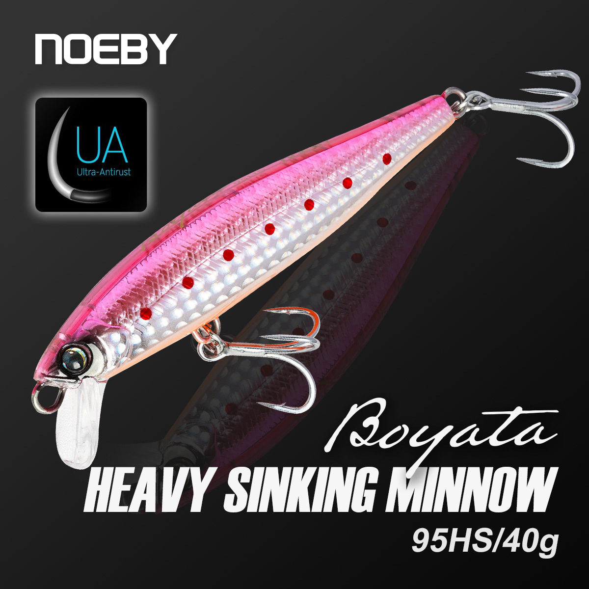 NOEBY 95mm 40g Heavy Sinking M - Fishing Lure Buzzbait 评论和价格