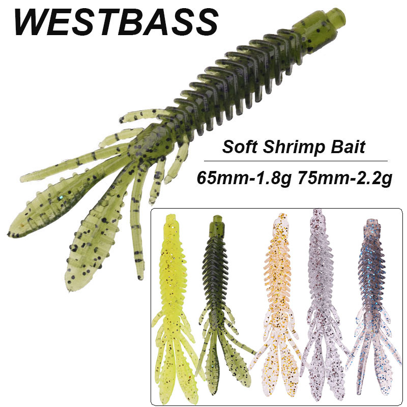 WESTBASS 5PCS Soft Larva Baits - Fishing Lure Spinnerbait 评论和价格
