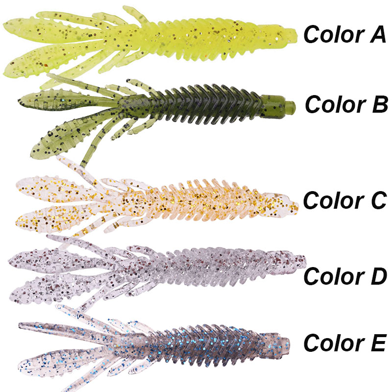 WESTBASS 5PCS Soft Larva Baits - Fishing Lure Spinnerbait 评论和价格