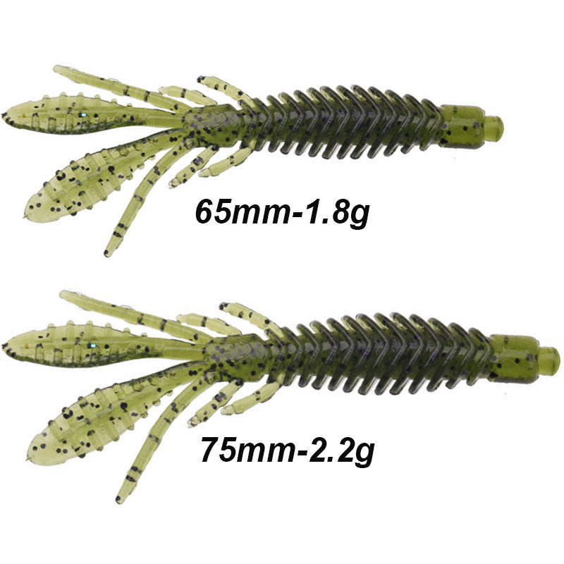 WESTBASS 5PCS Soft Larva Baits - Fishing Lure Spinnerbait 评论和价格