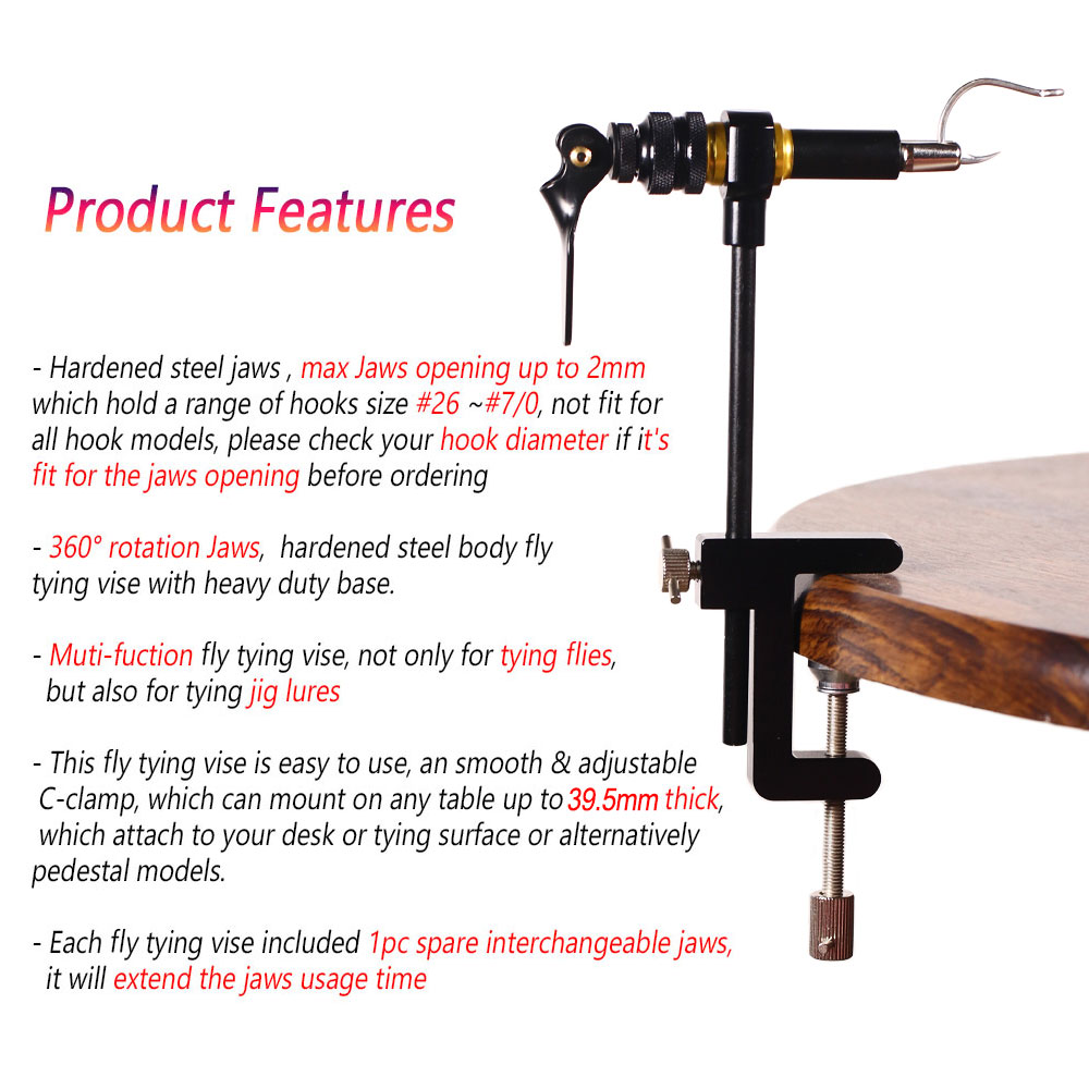 Bimoo 360° Rotation C-Clamp Fl - Fishing Lure Making Kit 评论和价格