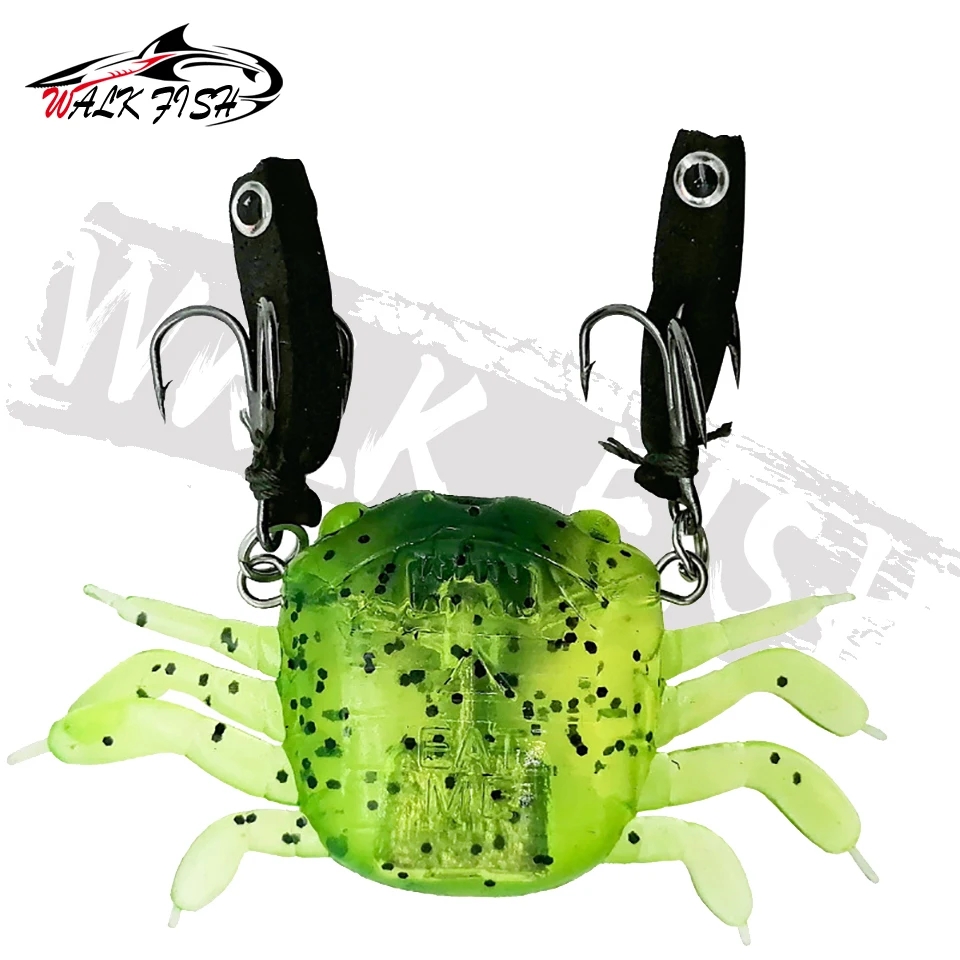 WALK FISH 1PCS Crab Soft Lure  - Fishing Lure Soft Plastic 评论和价格