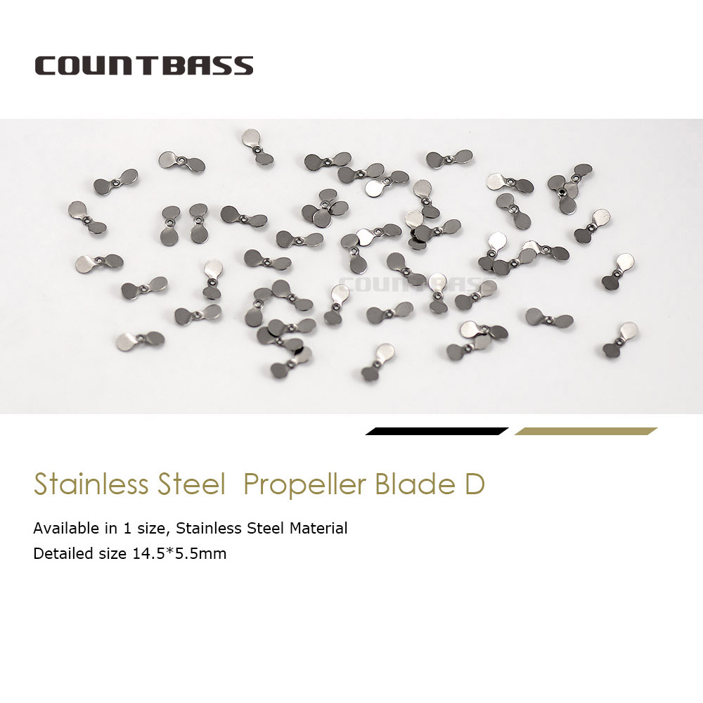 COUNTBASS 50pcs Stainless Stee - Fishing Lure Blade Bait 评论和价格