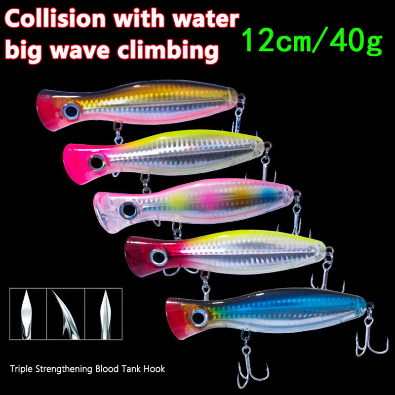 Big Popper Wobbler Fishing Lur - Fishing Lure Popper 评论和价格