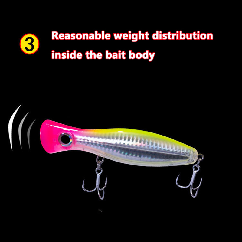Big Popper Wobbler Fishing Lur - Fishing Lure Popper 评论和价格