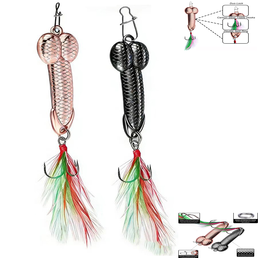 Metal Penis VIB Fishing Lure 3 - Fishing Lure Blade Bait 评论和价格