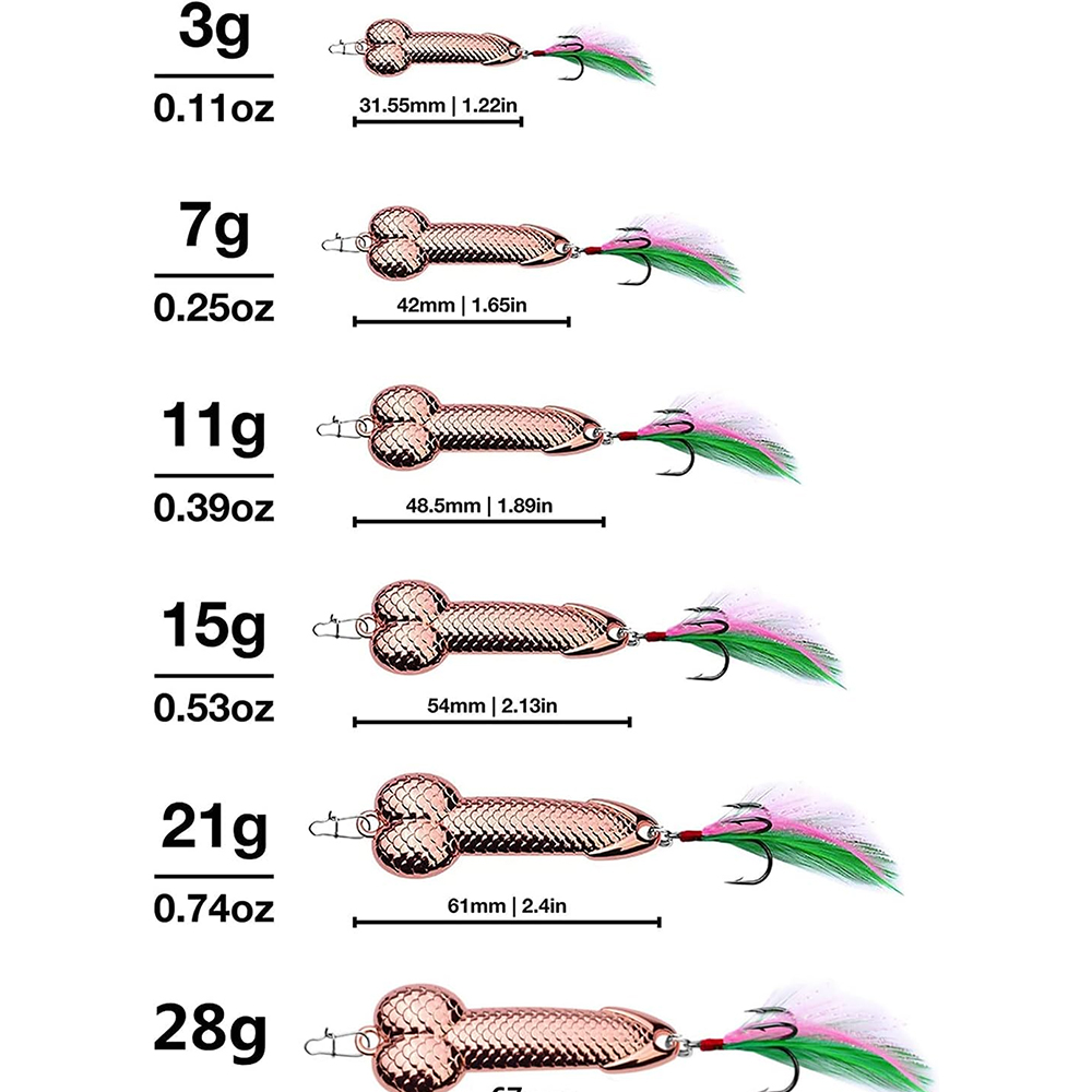 Metal Penis VIB Fishing Lure 3 - Fishing Lure Blade Bait 评论和价格