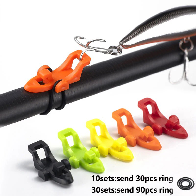 10-30pcs Fishing Rod Pole Hook - Fishing Lure Jig 评论和价格