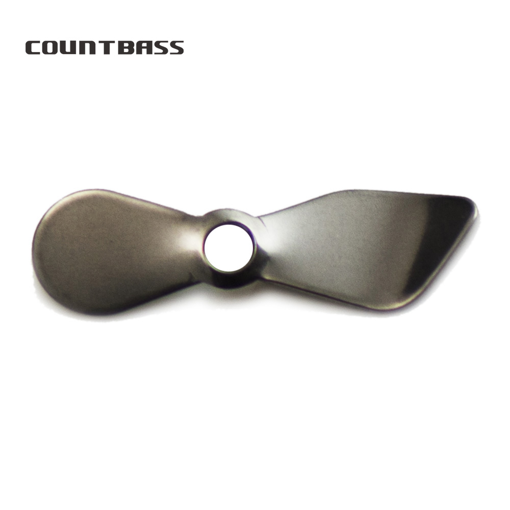 Countbass 50pcs Stainless Stee - Fishing Lure Blade Bait 评论和价格