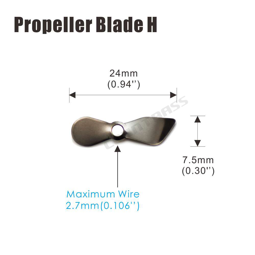 Countbass 50pcs Stainless Stee - Fishing Lure Blade Bait 评论和价格